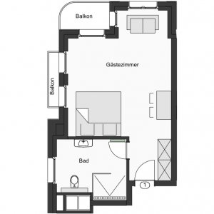 Bild 4/4 Bild 4 von 4 der Galerie "Zimmer 22"