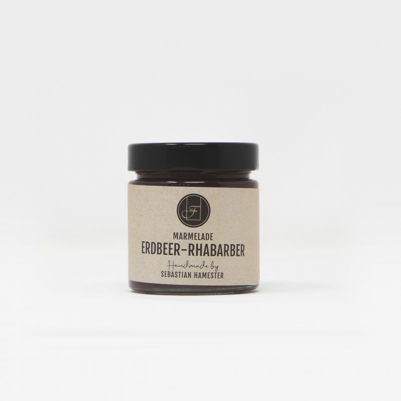 Erdbeer-Rhabarber-Marmelade Produktabbildung Erdbeer-Rhabarber-Marmelade